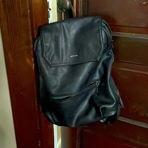 Matt & Nat vegan leather backpack. Lightly used (some wear and tear).